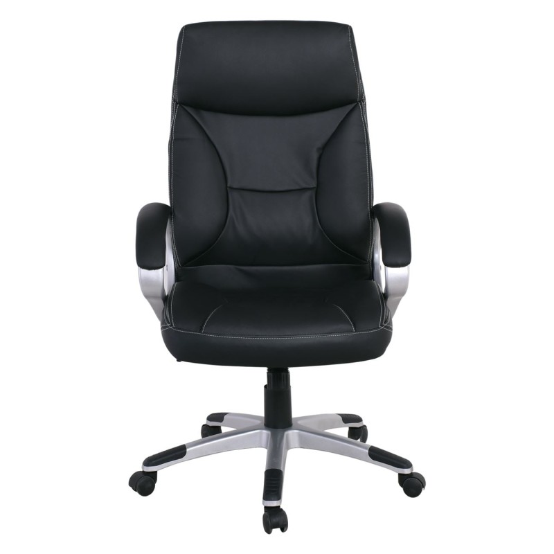 BF5700 Πολυθρόνα Διευθυντή Pu Μαύρο 64x72x112/121cm