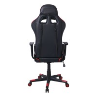 BF8050 Gaming Πολυθρόνα Γραφείου, Ανάκλιση Πλάτης έως 90°, Pu Μαύρο - Κόκκινο 70x67/134x125/135cm