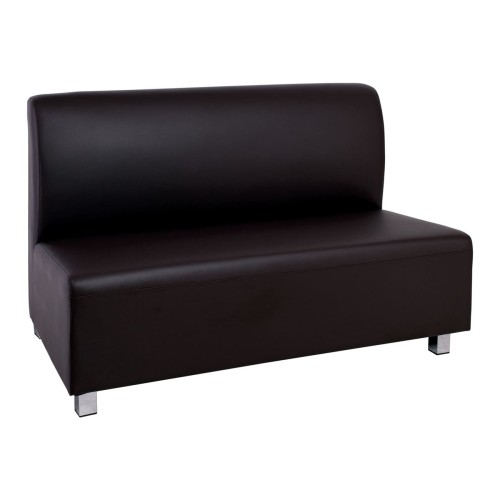 BANDY 2Θέσιος Καναπές Pu Καφέ 130x71x88cm