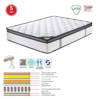 ΣΤΡΩΜΑ Mini Pocket Spring Memory Foam & Latex, Μονής Όψης Roll Pack (5) 160x200x32cm