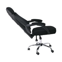 BF9450 Πολυθρόνα Relax Γραφείου Διευθυντή, Βάση Χρώμιο, PP Μαύρο, Mesh Μαύρο 65x64x118/126cm