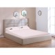 MAX Κρεβάτι Διπλό με Χώρο Αποθήκευσης, για Στρώμα 160 x200cm, Ύφασμα Απόχρωση Sand 176x217x104cm