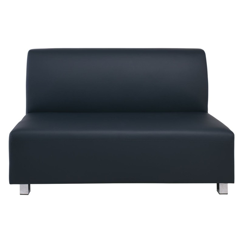 BANDY 2Θέσιος Καναπές Pu Γκρι 130x71x88cm
