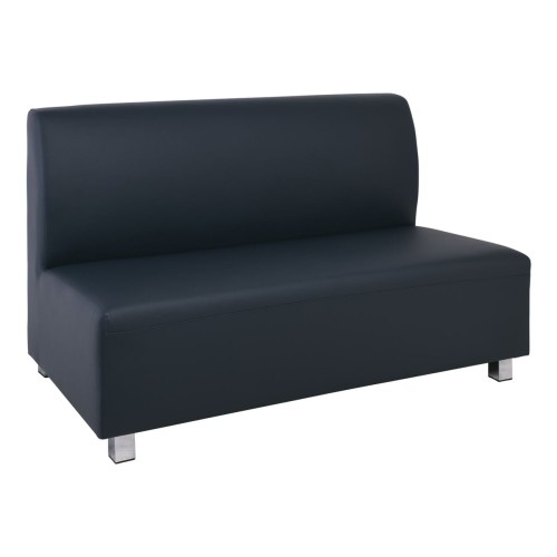 BANDY 2Θέσιος Καναπές Pu Γκρι 130x71x88cm