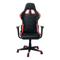 BF9150 Gaming Πολυθρόνα Γραφείου, Ανάκλιση Πλάτης έως 90°, Pu Μαύρο - Κόκκινο 67x69x124/134cm