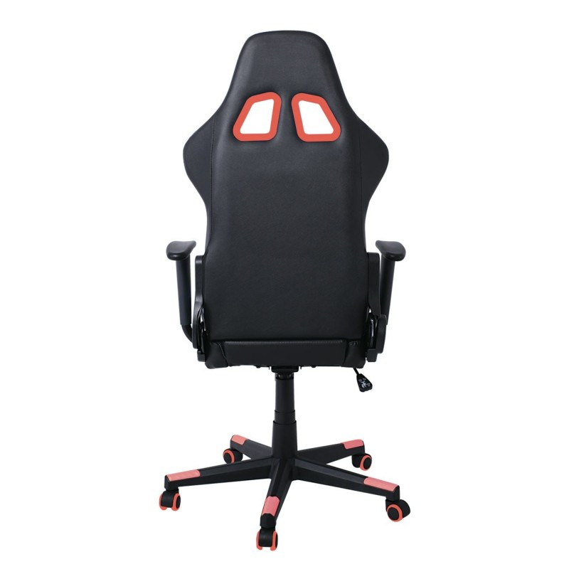BF9150 Gaming Πολυθρόνα Γραφείου, Ανάκλιση Πλάτης έως 90°, Pu Μαύρο - Κόκκινο 67x69x124/134cm