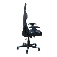 BF9150 Gaming Πολυθρόνα Γραφείου, Ανάκλιση Πλάτης έως 90°, Pu Μαύρο - Μπλε 67x69x124/134cm