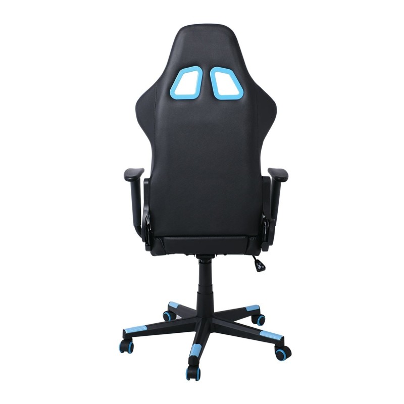 BF9150 Gaming Πολυθρόνα Γραφείου, Ανάκλιση Πλάτης έως 90°, Pu Μαύρο - Μπλε 67x69x124/134cm