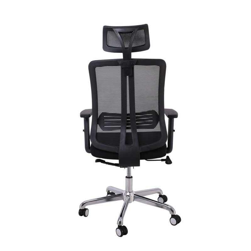 BF9500 Πολυθρόνα Γραφείου Διευθυντή Mesh Μαύρο, Μπράτσα up-down 68x72x115/123cm