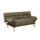 JAY Καναπές - Κρεβάτι Σαλονιού - Καθιστικού, Ύφασμα Καφέ  179x90x87cm Bed:179x110x48cm