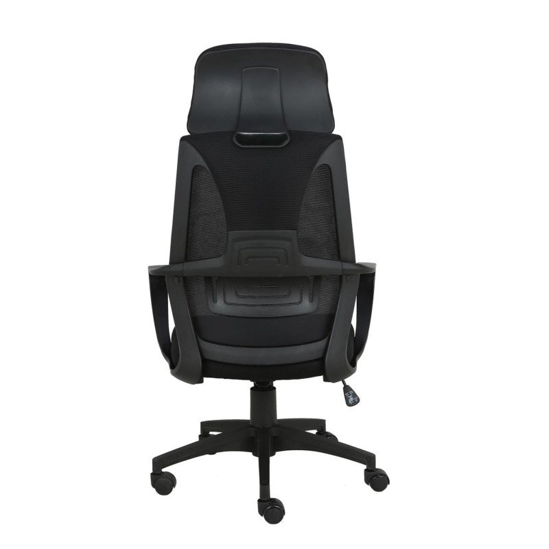 BF2950 Πολυθρόνα Γραφείου Διευθυντή, Mesh Μαύρο 62x62x113/121cm