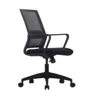 BF2115 Πολυθρόνα Γραφείου Μαύρο Mesh - Ύφασμα Μαύρο 62x58x92/100cm
