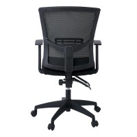 BF2910 Πολυθρόνα Γραφείου Μαύρο Mesh - Ύφασμα Μαύρο 61x58x91/101cm