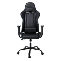 BF8350 Gaming Πολυθρόνα Γραφείου, Ανάκλιση Πλάτης έως 90°, Pu Μαύρο 69x69x126/136cm