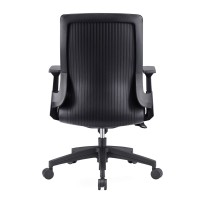 BF8950 Πολυθρόνα Γραφείου Mesh Μαύρο, Ύφασμα Μαύρο 64x64x98/110cm