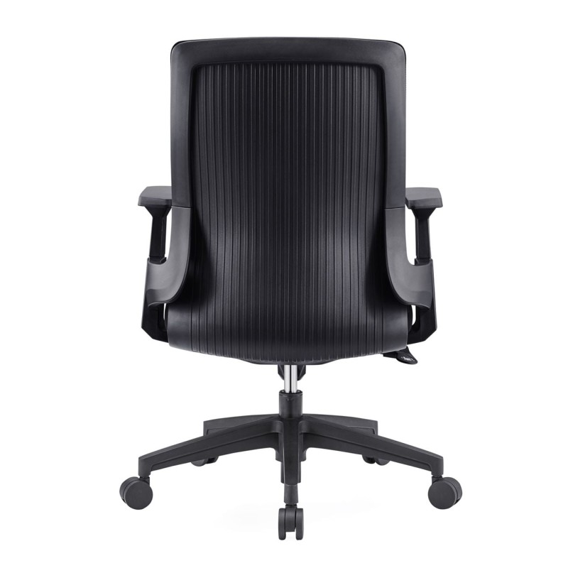 BF8950 Πολυθρόνα Γραφείου Mesh Μαύρο, Ύφασμα Μαύρο 64x64x98/110cm