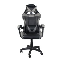 BF7850 Gaming Πολυθρόνα Γραφείου Διευθυντή Pu Μαύρο - Γκρι 63x70x117/127cm