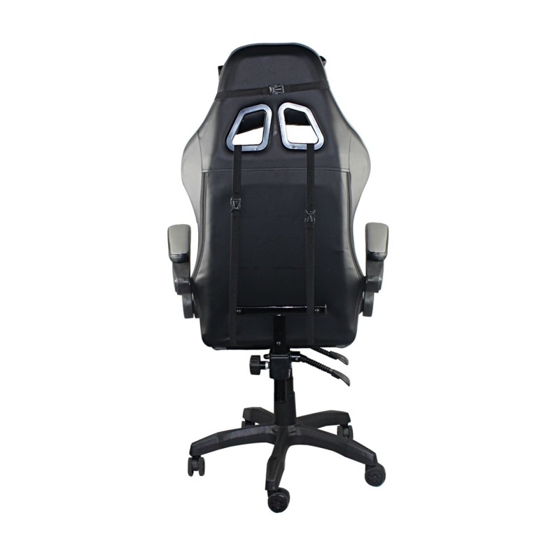 BF7850 Gaming Πολυθρόνα Γραφείου Διευθυντή Pu Μαύρο - Γκρι 63x70x117/127cm
