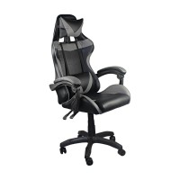 BF7850 Gaming Πολυθρόνα Γραφείου Διευθυντή Pu Μαύρο - Γκρι 63x70x117/127cm