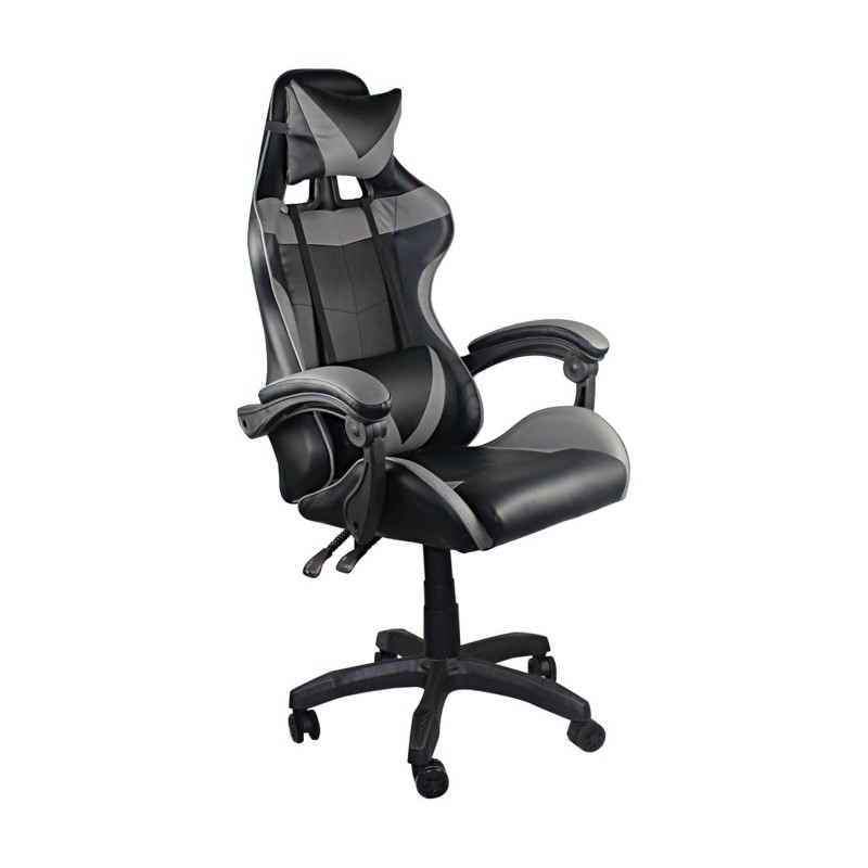 BF7850 Gaming Πολυθρόνα Γραφείου Διευθυντή Pu Μαύρο - Γκρι 63x70x117/127cm