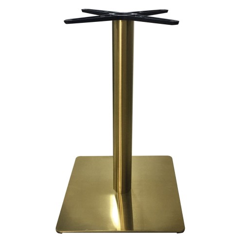 Σετ2ΤεμWILSON βάση τραπεζιού Gold Inox #201 (14,40 kg) 45x45cm H.72cm