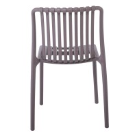 MODA Καρέκλα-Pro Στοιβαζόμενη PP - UV Protection, Απόχρωση Mocha 48x57x80cm