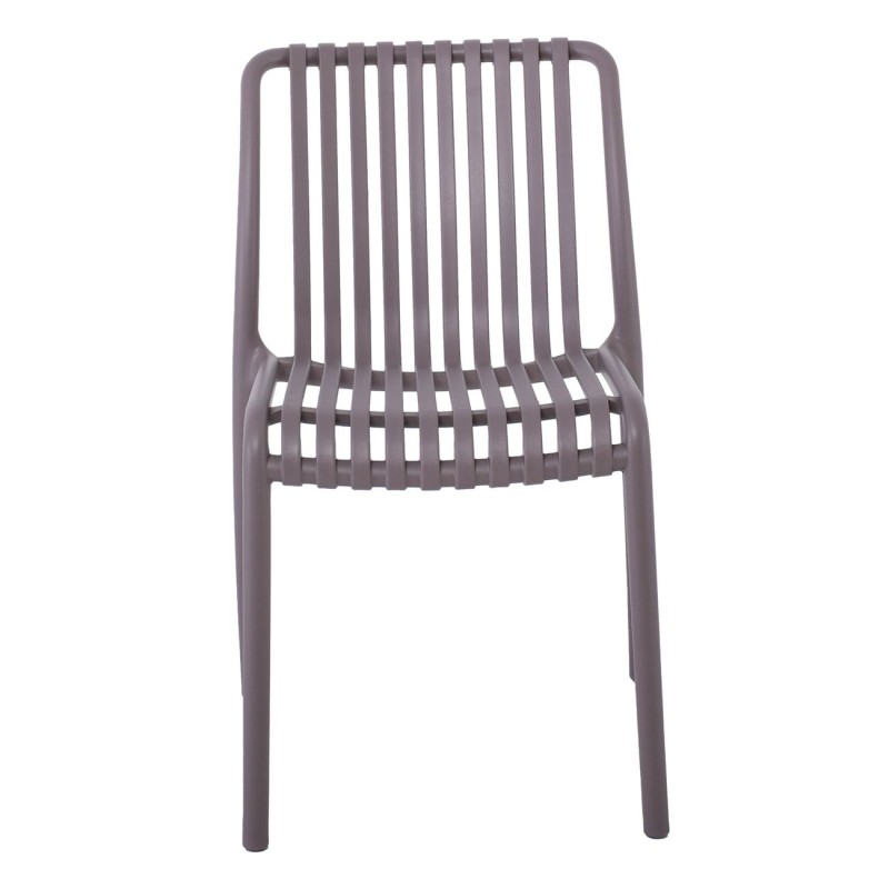 MODA Καρέκλα-Pro Στοιβαζόμενη PP - UV Protection, Απόχρωση Mocha 48x57x80cm