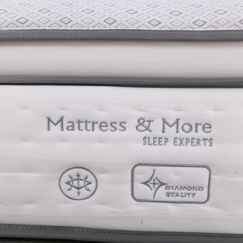 ΣΤΡΩΜΑ Pocket Spring 5-Zone Gel Memory Foam + Latex, Μονής Όψης (2) 160x200x(34/32)cm