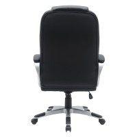 BF6950W Πολυθρόνα Γραφείου Διευθυντή, Pu Μαύρο 68x75x112/122cm