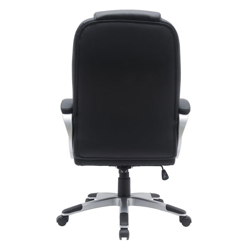 BF6950W Πολυθρόνα Γραφείου Διευθυντή, Pu Μαύρο 68x75x112/122cm
