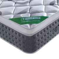 ΣΤΡΩΜΑ Pocket Spring + Ανώστρωμα Μονής Όψης Roll Pack (5) 90x200x31cm