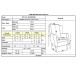 ADAMS Πολυθρόνα - Σαλονιού - Καθιστικού, Ύφασμα Κίτρινο, Μέταλλο Μαύρο 72x79x77cm