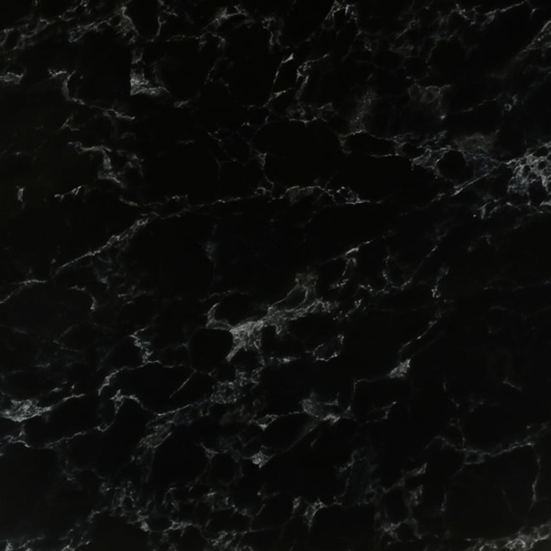Σετ2ΤεμHPL (High Pressure Laminated) Επιφάνεια Τραπεζιού Απόχρωση Black Marble, UV 70x70cm/12mm