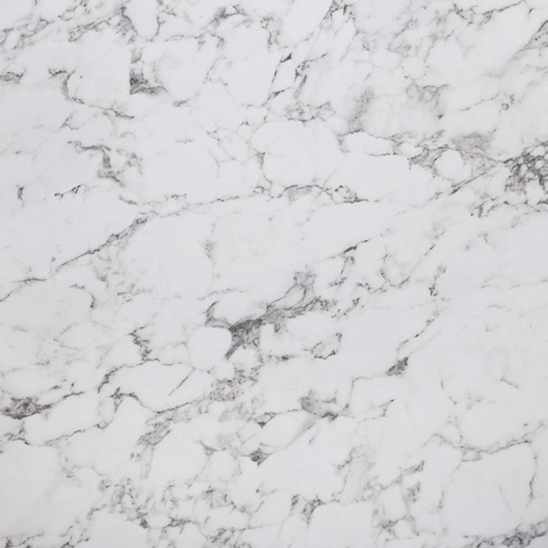 Σετ2ΤεμHPL (High Pressure Laminated) Επιφάνεια Τραπεζιού Απόχρωση White Marble, UV 70x70cm/12mm