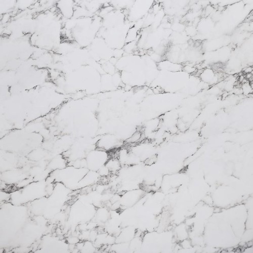 Σετ2ΤεμHPL (High Pressure Laminated) Επιφάνεια Τραπεζιού Απόχρωση White Marble, UV 60x80cm/12mm