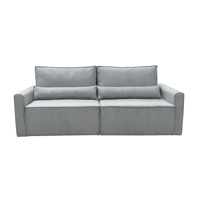 LIDRA Καναπές – Κρεβάτι 3Θέσιος, Ύφασμα Γκρι Sofa:220x110x90 Bed:137x196cm