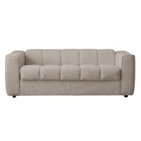 NORRIS Καναπές - Κρεβάτι 3Θέσιος, Ύφασμα Water Repellent Μπεζ 209x99x70 Κρεβάτι:140x190cm