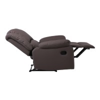 EVA Πολυθρόνα Relax Σαλονιού - Καθιστικού, PU Καφέ 87x91x102cm