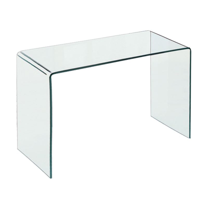 GLASSER Κονσόλα - Γραφείο Διάφανο Γυαλί 12mm 120x60x75cm