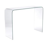 GLASSER Κονσόλα Διάφανο Γυαλί 12mm 110x35x75cm