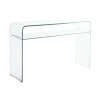 GLASSER Κονσόλα - Ράφι Διάφανο Γυαλί 12/8mm 110x35x75cm