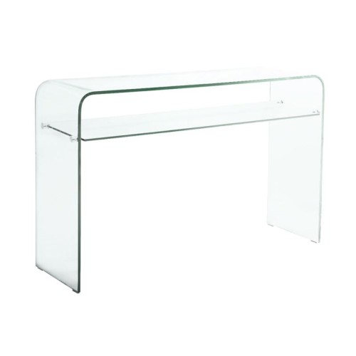 GLASSER Κονσόλα - Ράφι Διάφανο Γυαλί 12/8mm 110x35x75cm