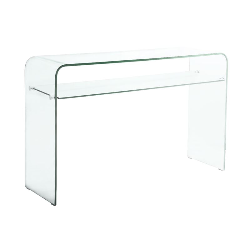 GLASSER Κονσόλα - Ράφι Διάφανο Γυαλί 12/8mm 110x35x75cm