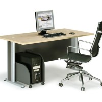 BASIC Γραφείο Απόχρωση Dark Grey - Beech 120x80x75cm