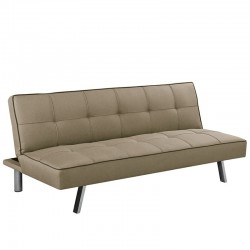 KAPPA Καναπές - Κρεβάτι Σαλονιού - Καθιστικού, Ύφασμα Μπεζ 175x83x74cm Bed:175x97x38cm