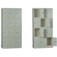 LOCKER 12 Θέσεων Μέταλλο Βαφή  Άσπρο 90x40x185cm