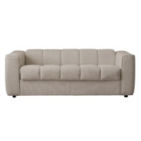 NORRIS Καναπές - Κρεβάτι 3Θέσιος, Ύφασμα Water Repellent Μπεζ 209x99x70 Κρεβάτι:140x190cm