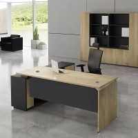 PROJECT Γραφείο Δεξιά Γωνία, Απόχρωση Sonoma - Γκρι 180x80/160x40 (H.75)cm