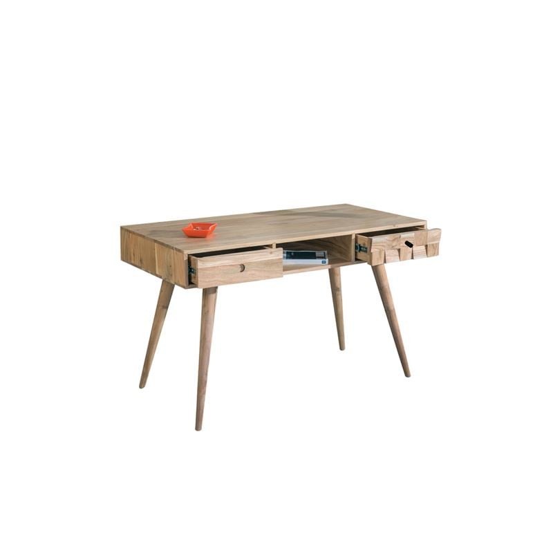TEKA-W Κονσόλα - Γραφείο Ξύλο Ακακία Φυσικό 117x60x76cm