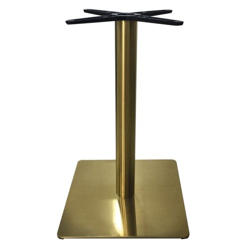 Σετ2ΤεμWILSON βάση τραπεζιού Gold Inox #201 (14,40 kg) 45x45cm H.72cm
